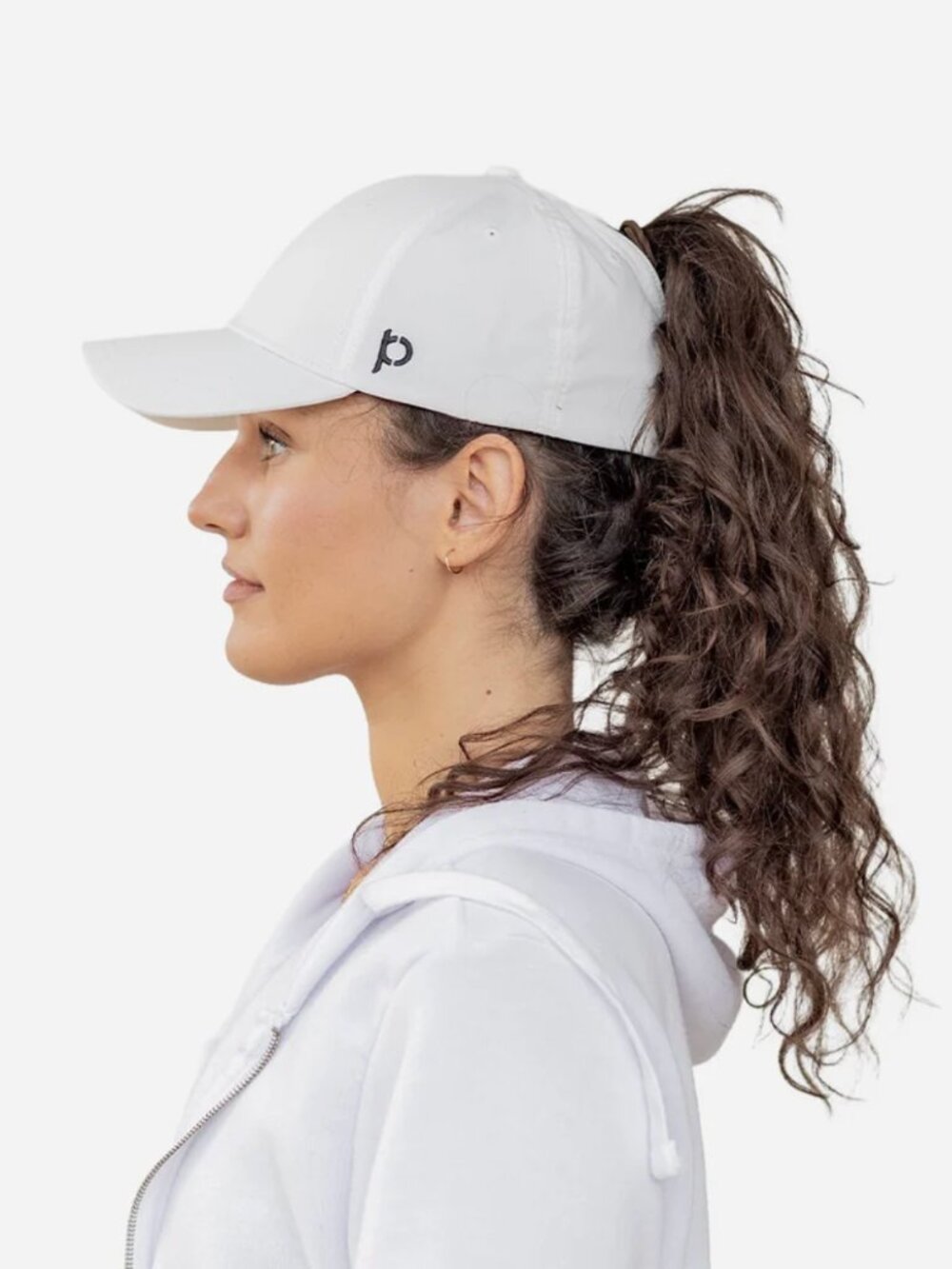Ponyback Adventure Fit Hat White Small Medium